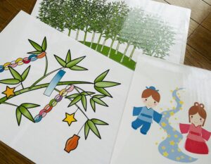立川市 西国立リトミック ドレミ 七夕祭り織姫と彦星のリトミック